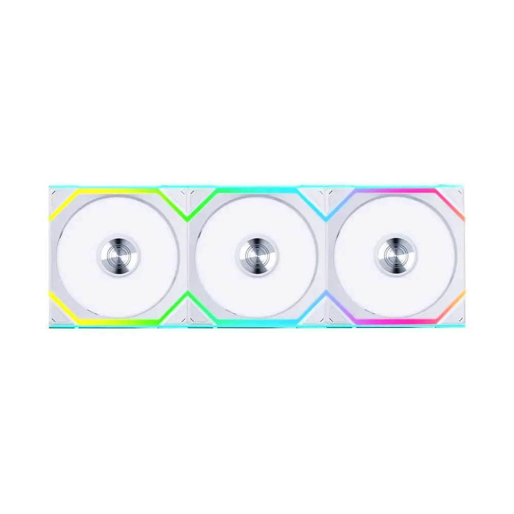 Lian Li UNI FAN SL Wireless 3x 120mm Reverse Blade Fan Kit White(12RSL1W3W) – TechCure India
