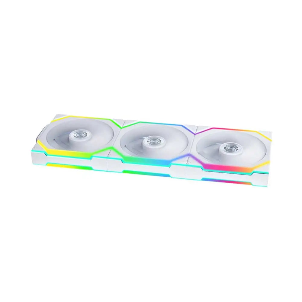Lian Li UNI FAN SL Wireless 3x 120mm Reverse Blade Fan Kit White(12RSL1W3W) – TechCure India