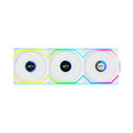 Lian Li UNI FAN SL Wireless LCD 3x 120mm Reverse Blade Fan Kit White (12RSLLCD1W3W) – TechCure India