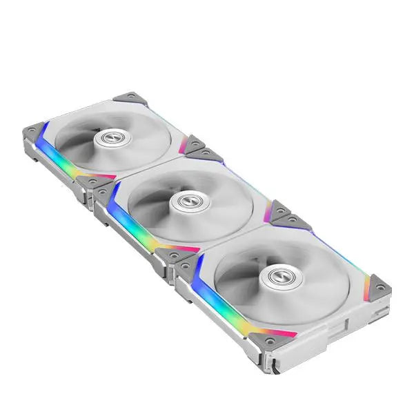Lian Li Uni Fan Sl120 White 120Mm Argb Cabinet Fan (Triple Pack) – TechCure India