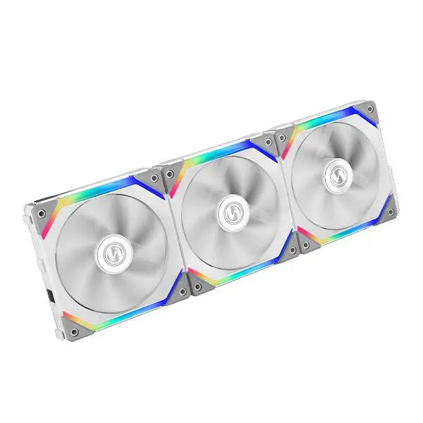 Lian Li Uni Fan Sl120 White 120Mm Argb Cabinet Fan (Triple Pack) – TechCure India