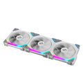 Lian Li Uni Fan Sl120 White 120Mm Argb Cabinet Fan (Triple Pack) – Model G99-12UF3W-IN – TechCure India