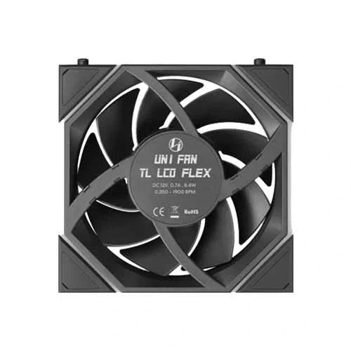 LIAN LI UNI FAN TL LCD FLEX 120mm ARGB Case Fan 3-Pack – photo 3 – TechCure India
