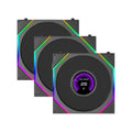 LIAN LI UNI FAN TL LCD FLEX 120mm ARGB Case Fan 3-Pack – Black – TechCure India