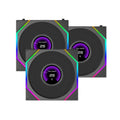 Lian Li UNI Fan TL LCD Flex Wireless ARGB 120mm Reverse Blade Cabinet Fan, Triple Pack