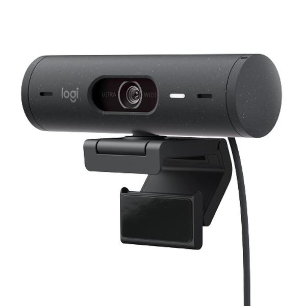 LOGITECH Brio 500 Full HD Webcam (Graphite) – TechCure India