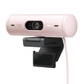 Logitech Brio 500 Full HD Webcam (Rose) – TechCure India