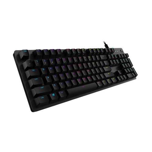LOGITECH G512 RGB Wired Mechanical Gaming Keyboard (GX Blue Switch) (Carbon) – TechCure India