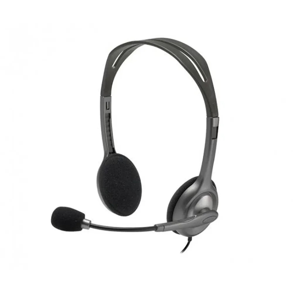 LOGITECH H110 Wired Stereo Gaming Headphone ( Black ) ( PC / Mobile / Mac ) – TechCure India