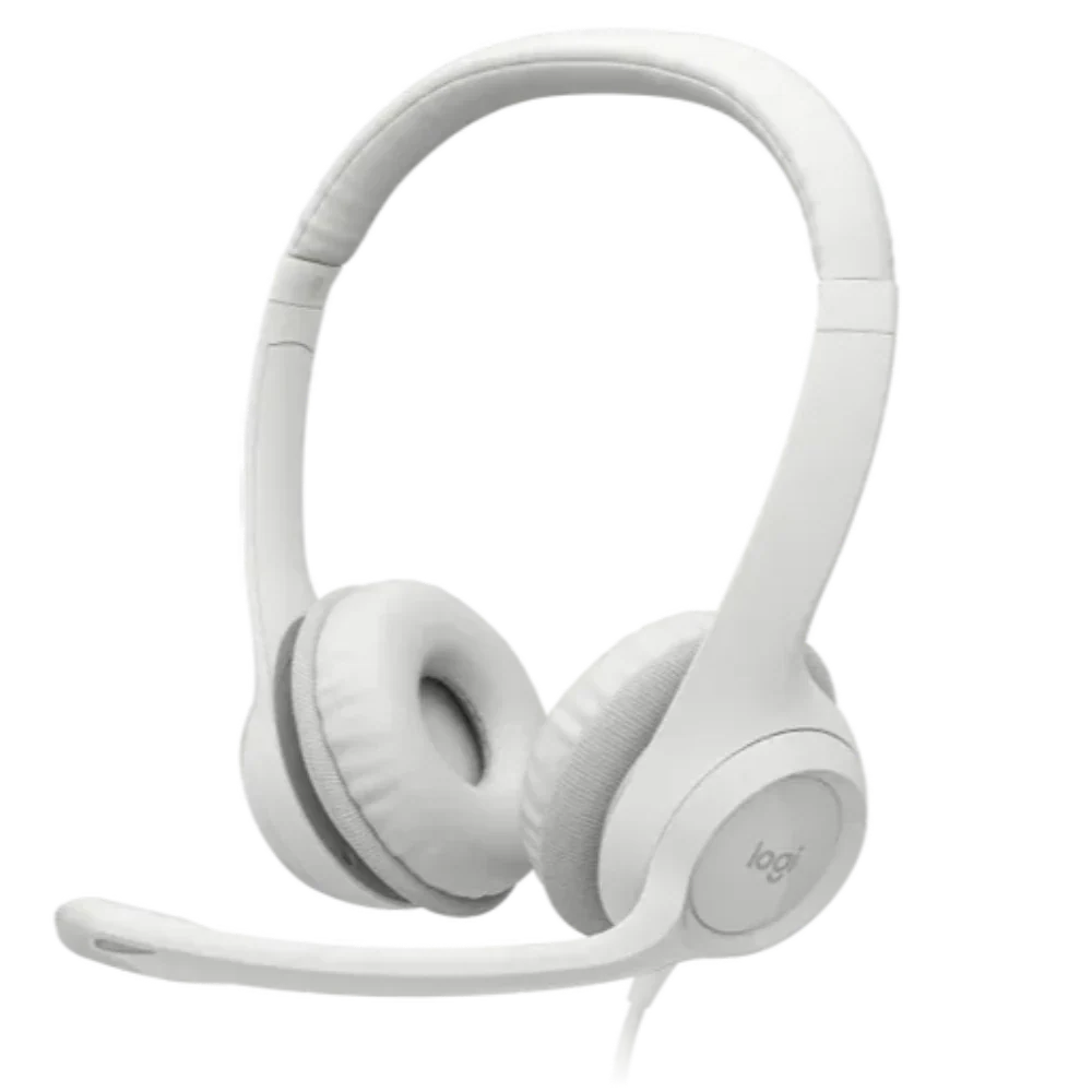 LOGITECH H390 RGB Wired Stereo Gaming Headphone ( Off-White ) ( Pc / Mobile / Mac / Xbox ) – TechCure India