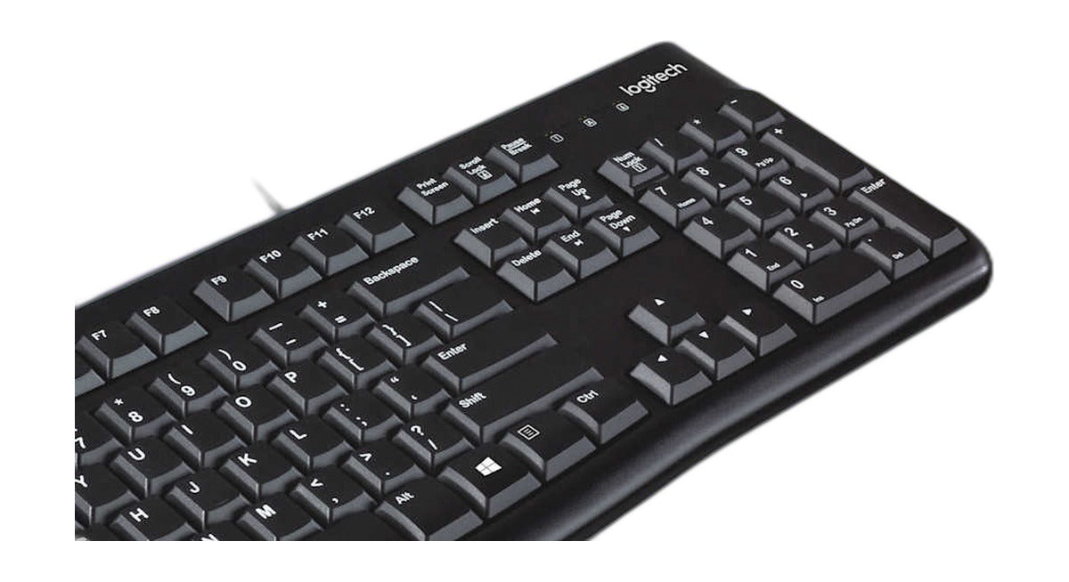 LOGITECH K120 Full Size Membrane Wired Keyboard (920-002582) – photo 5 – TechCure India