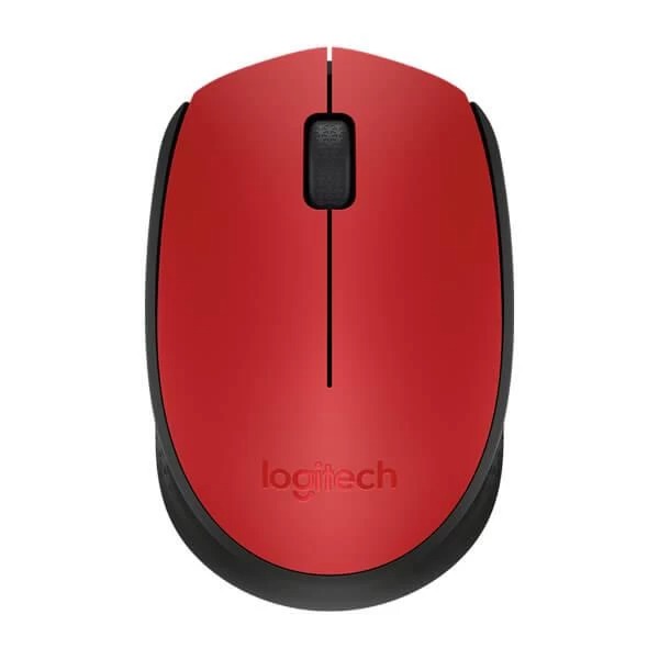 Logitech M171 Wireless Mouse (Red/Black) – TechCure India