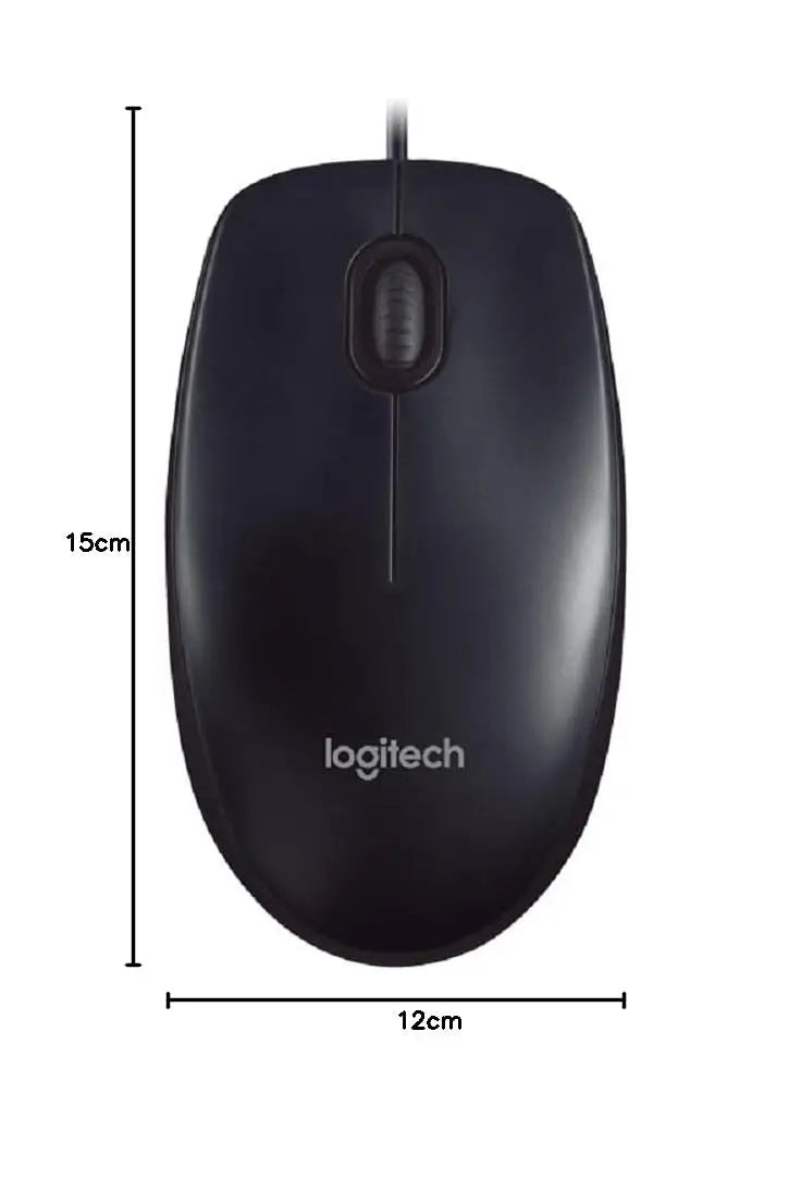 Logitech M90 Wired USB Mouse – TechCure India