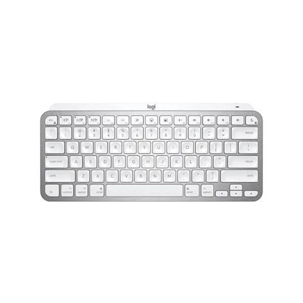 LOGITECH MX Keys Mini MAC Membrane Wireless Keyboard ( Pale Grey ) – TechCure India