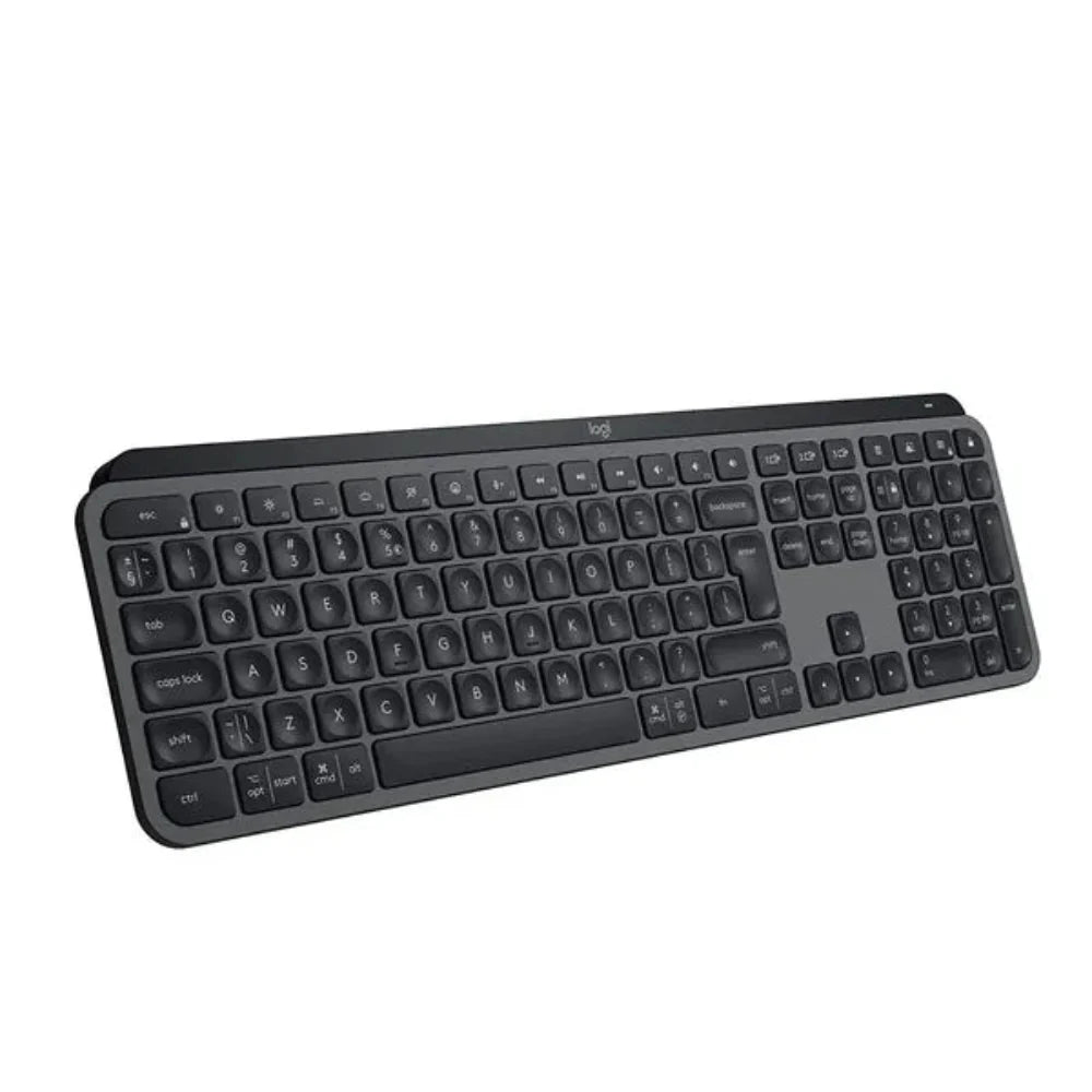 LOGITECH MX Keys S Wireless Full Size Membrane Keyboard ( Black ) ( Membrane Switch ) – TechCure India