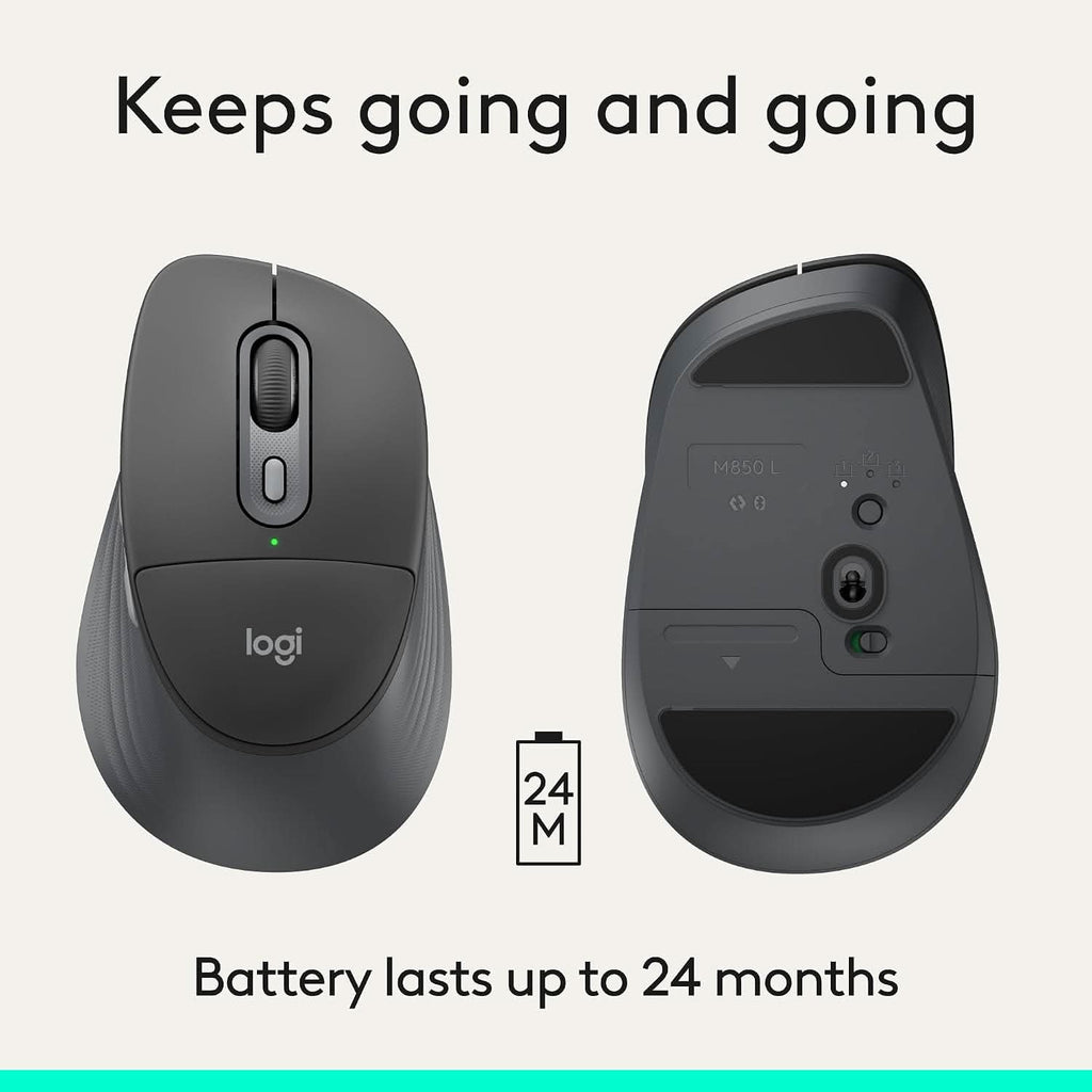 Logitech Signature Comfort Plus M850 L Wireless Mouse – photo 6 – TechCure India