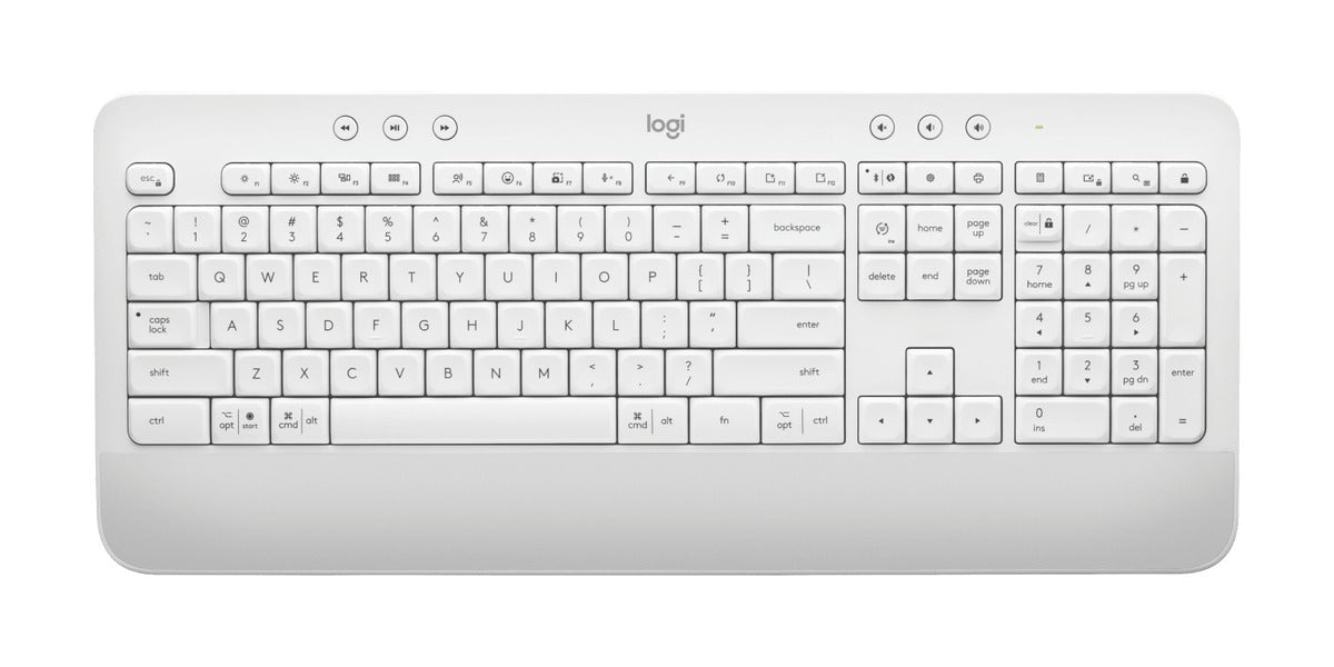 Logitech Signature K650 Full Size Membrane Wireless Keyboard (Off-White) – 920-010987 – TechCure India