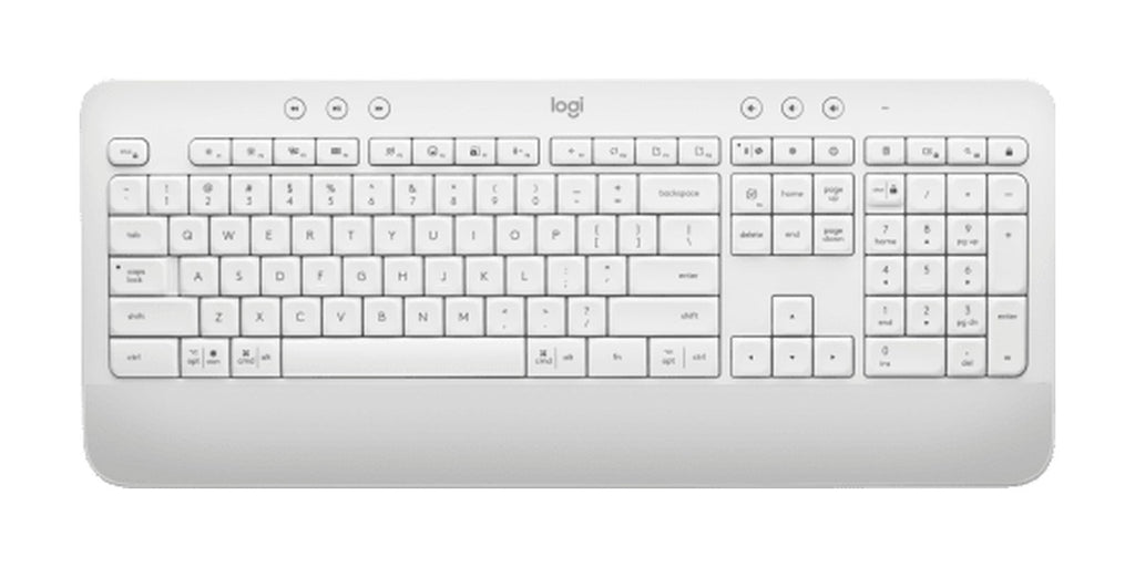 Logitech Signature K650 Full Size Membrane Wireless Keyboard (Off-White) – photo 2 – TechCure India