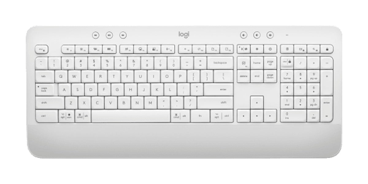 Logitech Signature K650 Full Size Membrane Wireless Keyboard (Off-White) – photo 2 – TechCure India