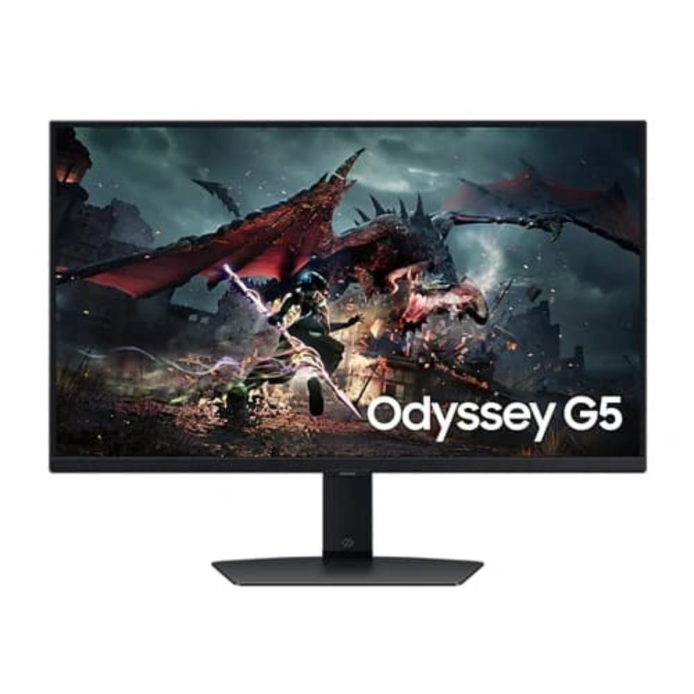 SAMSUNG Odyssey G5 LS27FG502EWXXL 27 Inch 2K QHD 180Hz IPS Panel 99% SRGB 1MS AMD Freesync Gaming Monitor – TechCure India