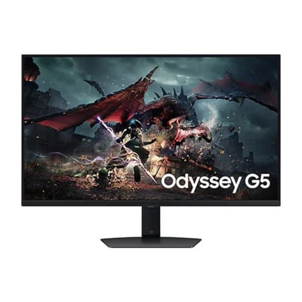 SAMSUNG Odyssey G5 LS32DG500EWXXL 32 Inch 2K QHD 180Hz IPS Panel 99% SRGB 1MS AMD Freesync Gaming Monitor