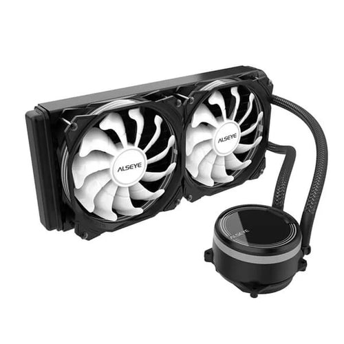 ALSEYE M240B 240mm ARGB CPU Liquid Cooler (Black) – TechCure India