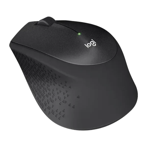 LOGITECH M330 Silent Plus Wireless Ergonomic Gaming Mouse ( 910-004905 ) ( 1000DPI / 3 Macro Button ) ( Black ) - 2