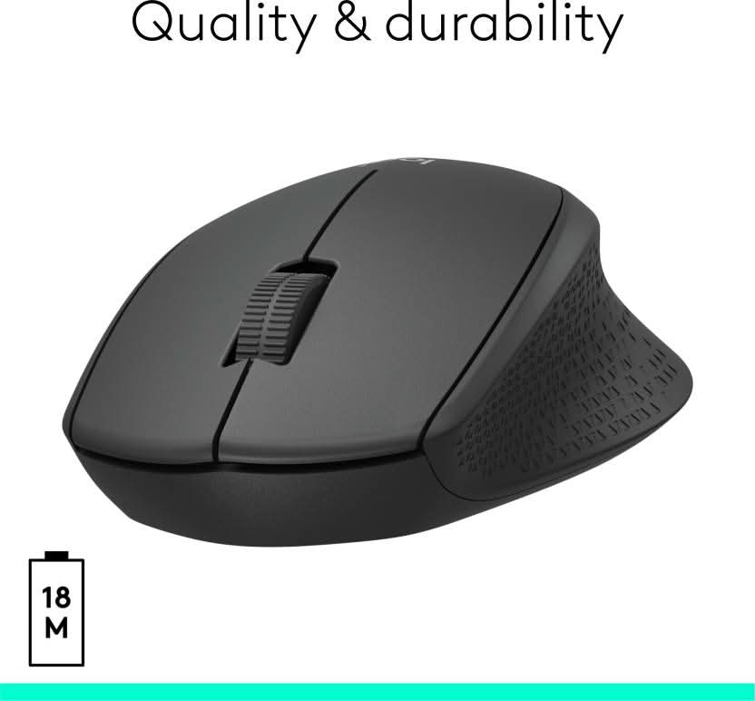 LOGITECH M331 SILENT MOUSE BLACK – TechCure India