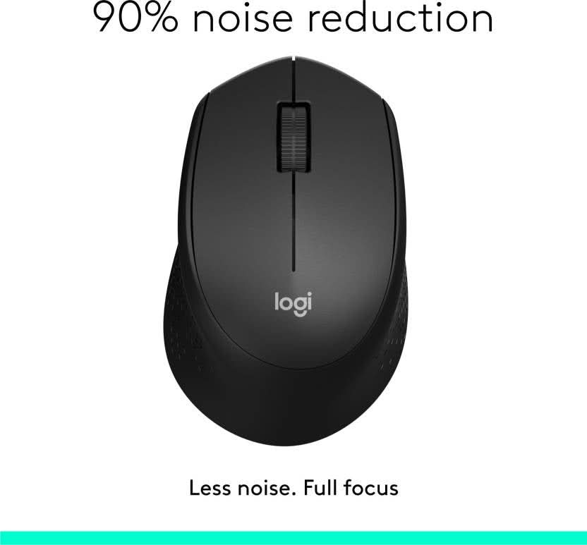 LOGITECH M331 SILENT MOUSE BLACK – TechCure India