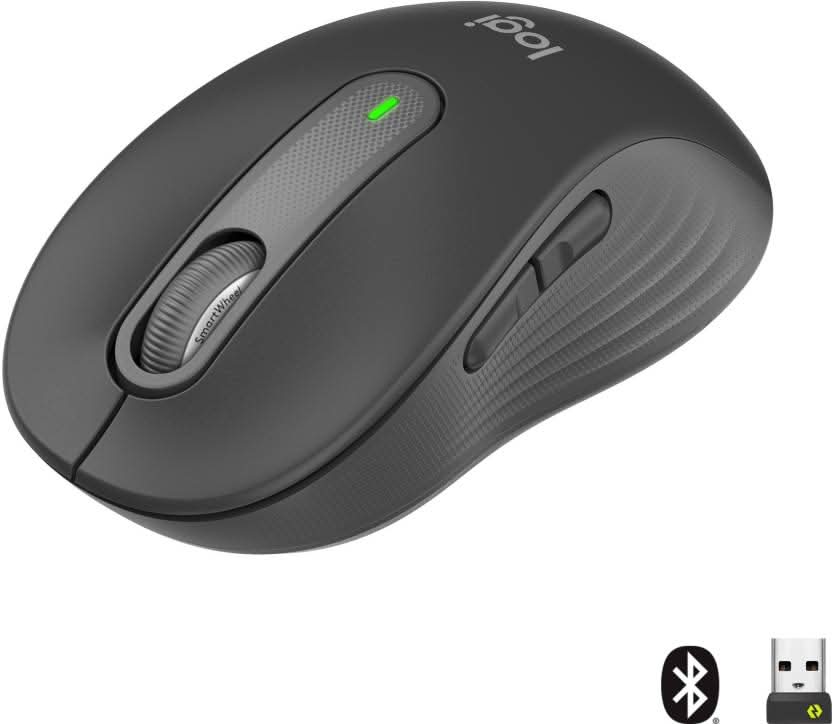 LOGITECH SIGNATURE M650 WIRELESS MOUSE GRAPHITE – TechCure India