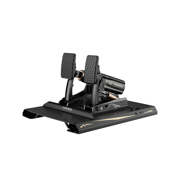 MOZA mBooster Active Pedal Set with CRP2 Throttle, Dual 200kg Load Cell, Active Force Feedback, Aluminum Alloy and Carbon Fiber – TechCure India