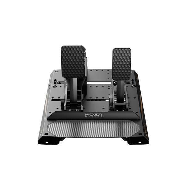 MOZA mBooster Active Pedal Set with CRP2 Throttle, Dual 200kg Load Cell, Active Force Feedback, Aluminum Alloy and Carbon Fiber – TechCure India