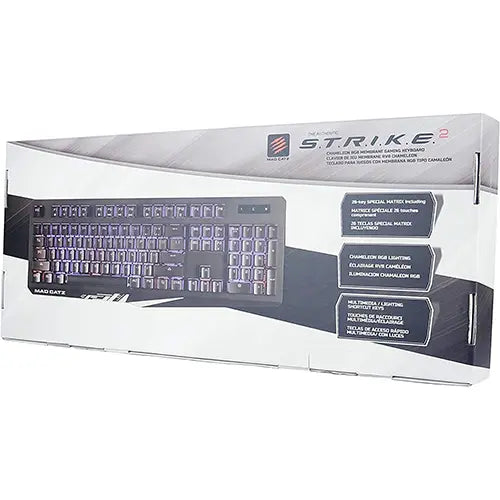 Mad Catz S.T.R.I.K.E. 2 Rgb Gaming Keyboard (Ks13Mrusbl000-0) – TechCure India