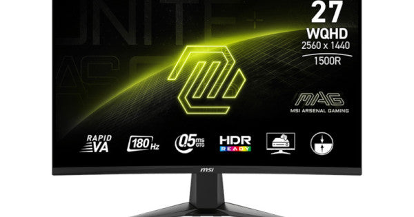 MSI MAG 27CQ6F 27 Inch VA WQHD 180Hz Gaming Monitor – TechCure India