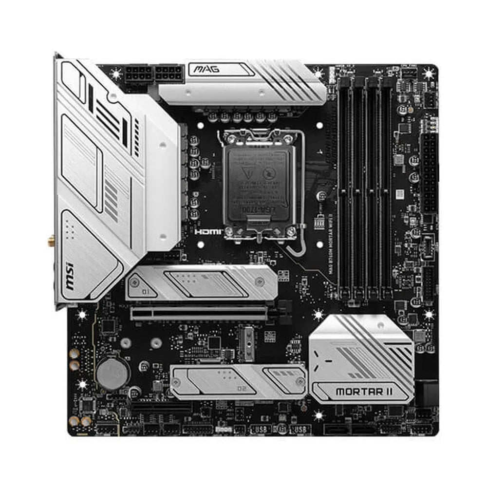 MSI MAG B760M Mortar WIFI II DDR5 Intel Motherboard - 2