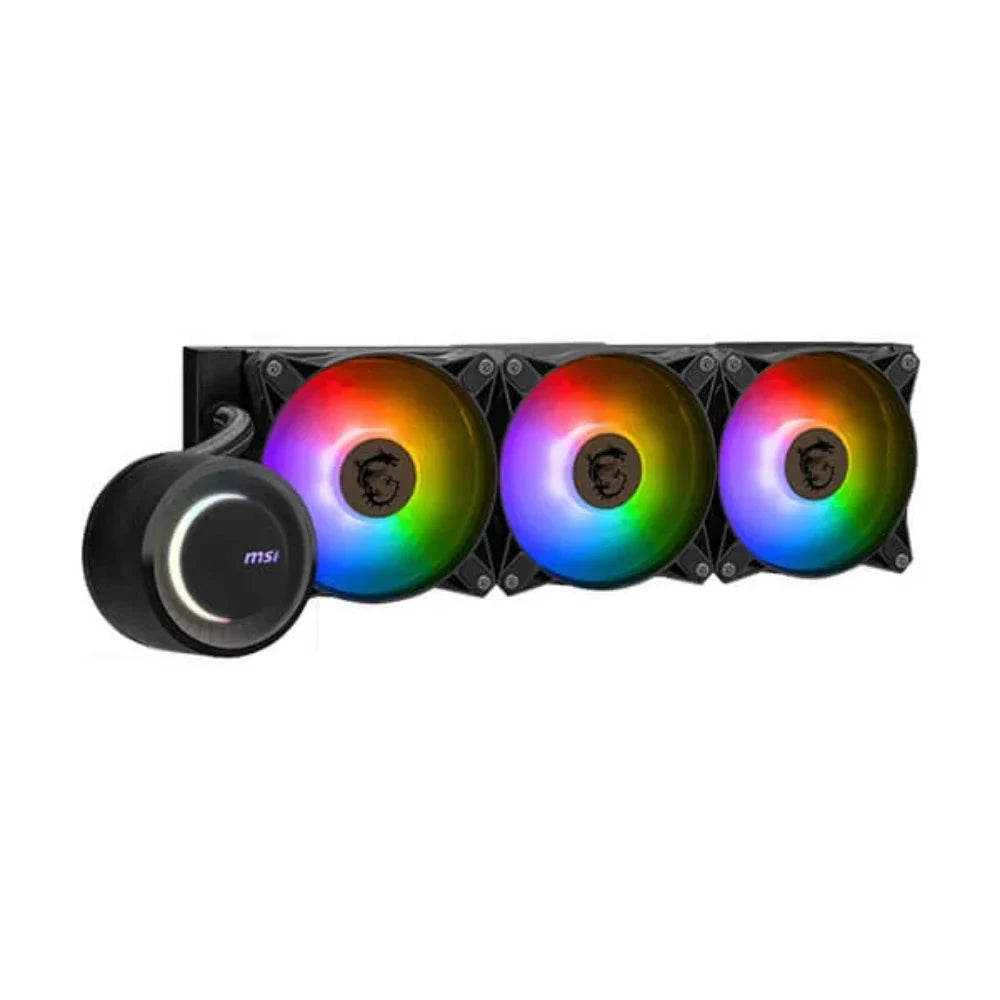 MSI MAG CoreLiquid E360 ARGB 360mm CPU Liquid Cooler (Black) - 2