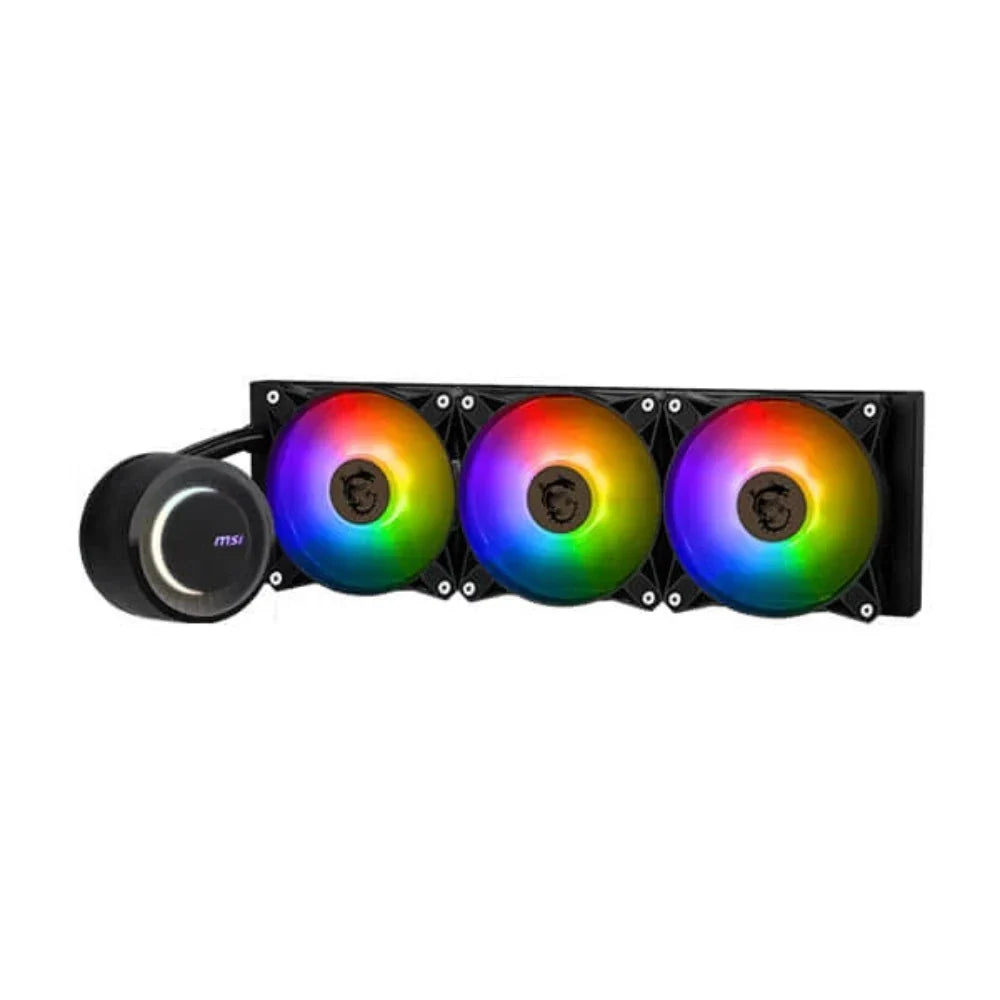 MSI MAG CoreLiquid E360 ARGB 360mm CPU Liquid Cooler (Black) - 3
