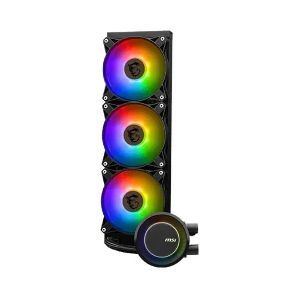 MSI MAG CoreLiquid E360 ARGB 360mm CPU Liquid Cooler (Black) - 4