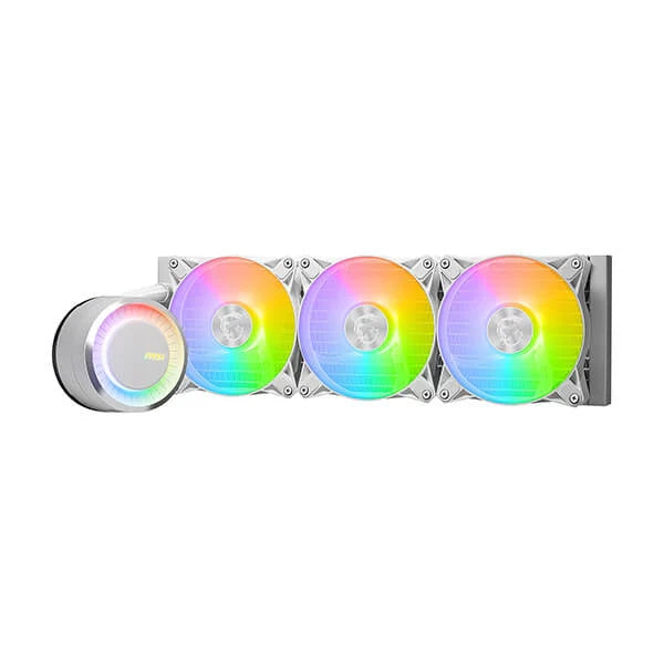 MSI MAG CoreLiquiid E360 ARGB 360mm CPU Liquid Cooler (White) - 2
