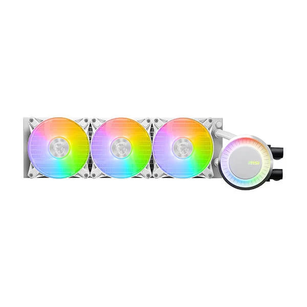 MSI MAG CoreLiquiid E360 ARGB 360mm CPU Liquid Cooler (White) - 3