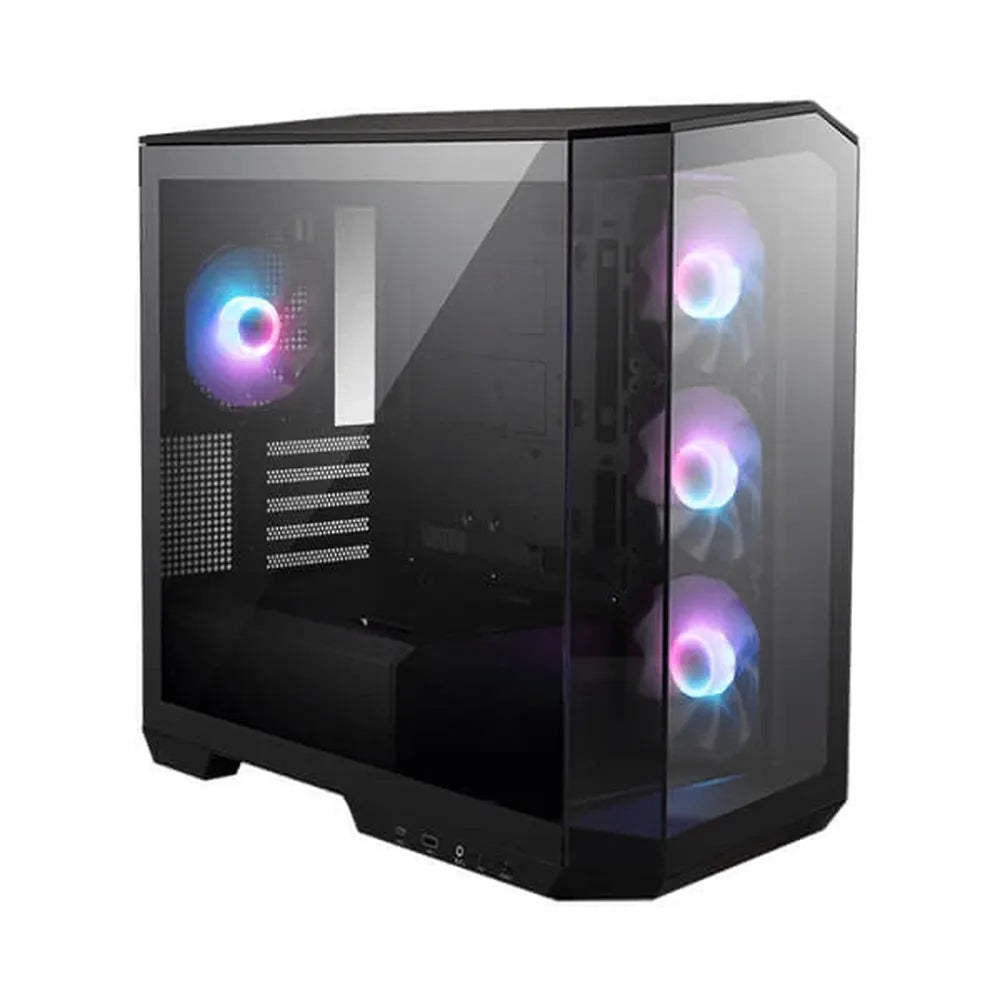 MSI MAG PANO M100R PZ ARGB MATX Mid Tower Cabinet (Black) – TechCure India