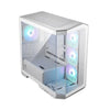 MSI MAG PANO M100R PZ ARGB MATX Mid Tower Cabinet (White) - 2