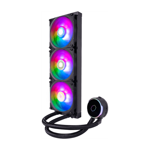 COOLER MASTER MasterLiquid PL360 Flux ARGB 360mm CPU Liquid Cooler - 2
