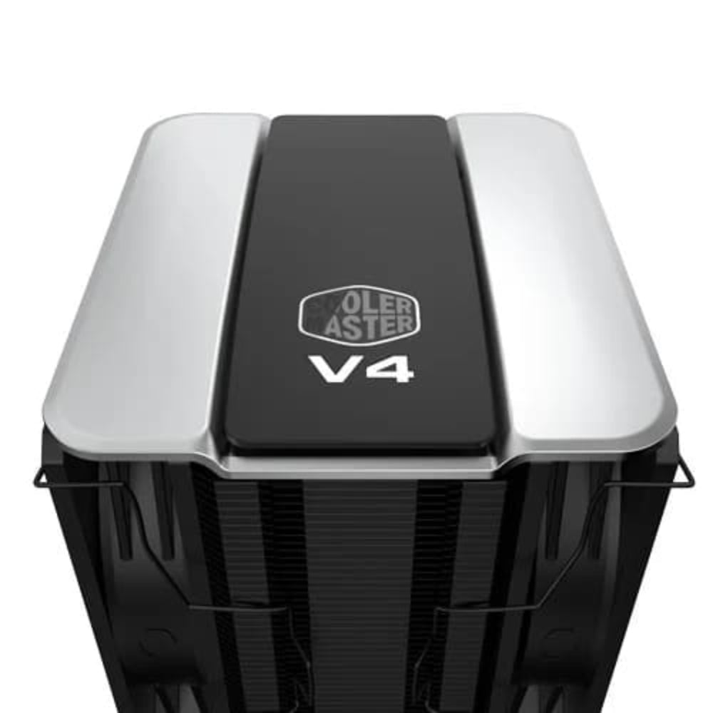 COOLER MASTER V4 Alpha 3DHP 120mm Single Tower CPU Air Cooler ( Black ) – TechCure India