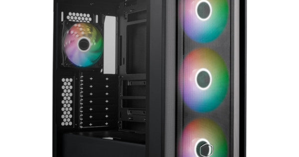Cooler Master MasterBox 600 ARGB Mid Tower Cabinet - Black – TechCure India
