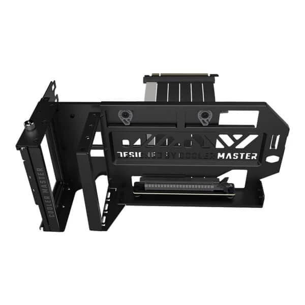 COOLER MASTER Vertical Graphics Card Holder Kit V3 - PCIe 4.0 Riser Cable For E-ATX Cabinet (Black) - 3