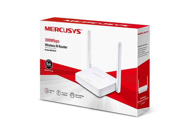 MERCUSYS WIRELESS N300 ROUTER MW301R – TechCure India