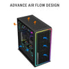 ANT ESPORTS Mesh X 360 ARGB EATX Mid Tower Cabinet ( Black ) - 2