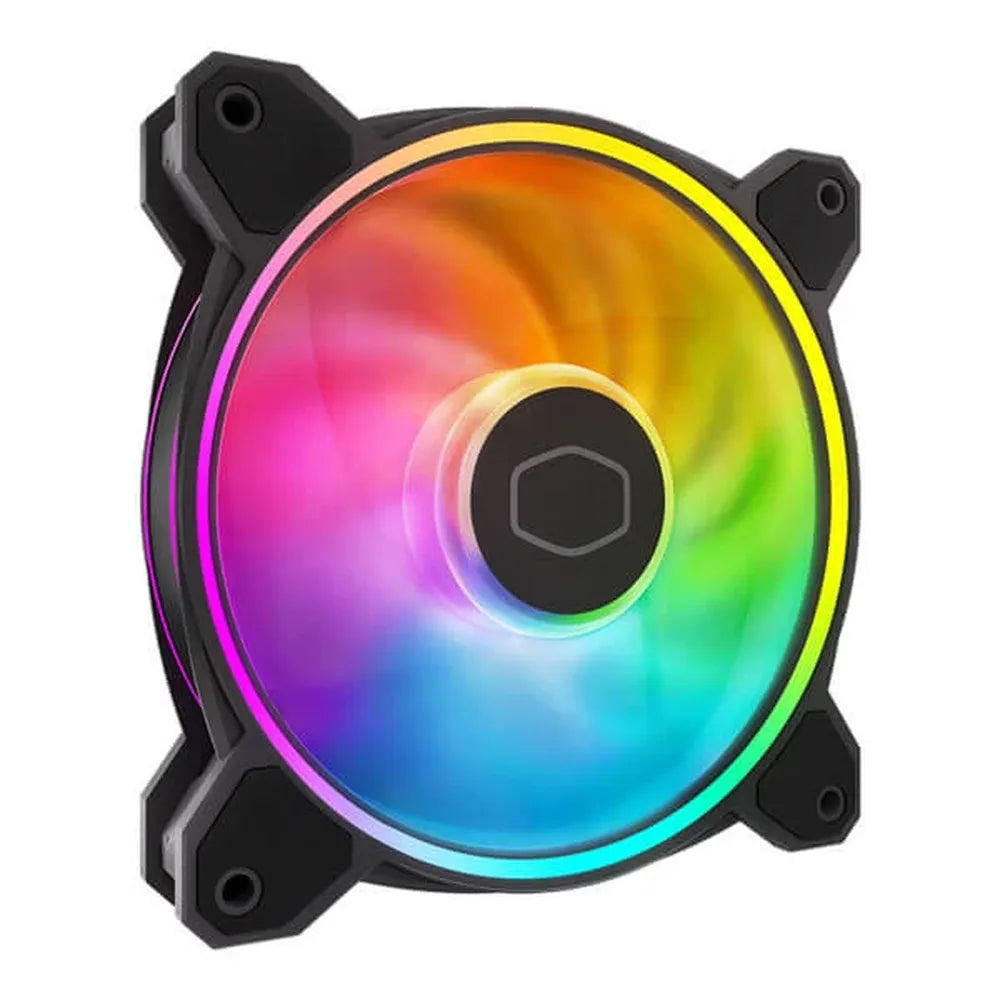COOLER MASTER MasterFan MF120 Halo 2 ARGB Black PWM Cabinet Fan (Single Pack) - 3