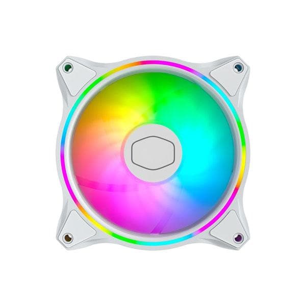 COOLER MASTER MasterFan MF120 Halo ARGB Cabinet Fan (White) (Triple Pack) - 5